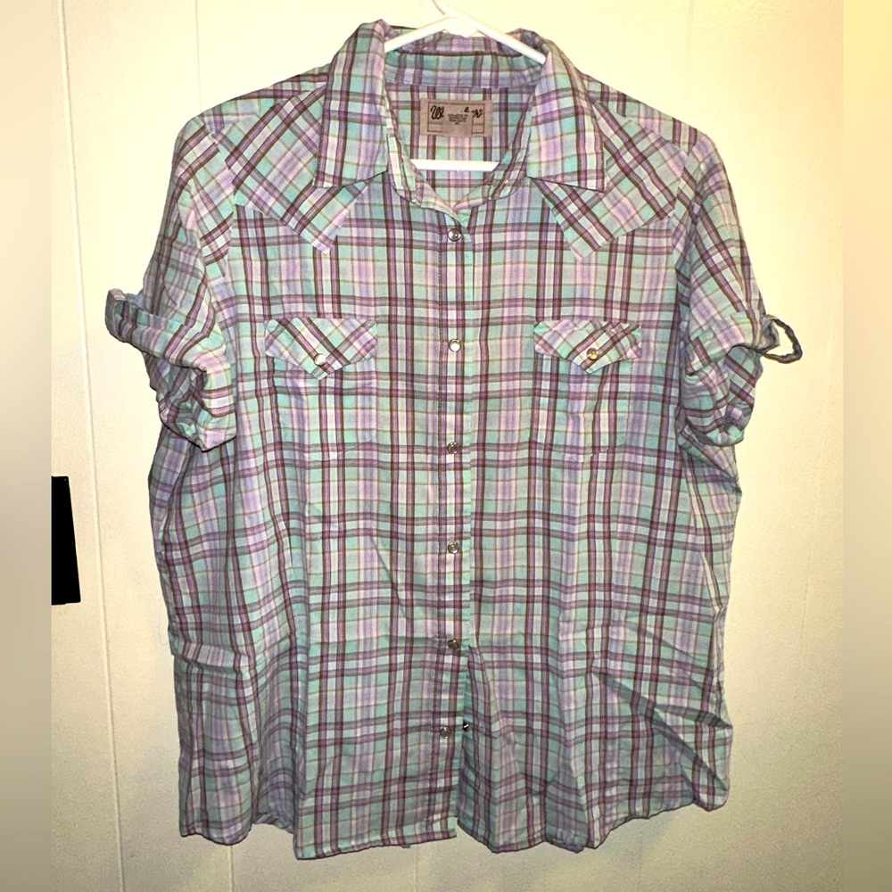 Wrancher by Wrangler - purple and light green - size xxl